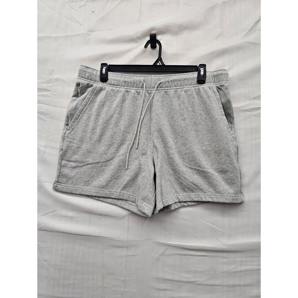 Aeropostale Mens‎ Fleece Shorts Grey Cotton Blend Athletic Size Large